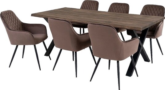 House Nordic   Spisesett Toulon og Harbo   Brun