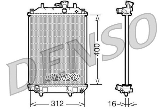 Radiator DENSO DRM35002 Radiator DENSO DRM35002