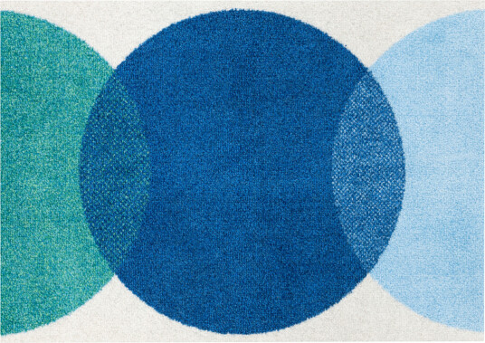 Heymat Spot Blue dørmatte 60x85 cm Heymat Spot Blue dørmatte 60x85 cm