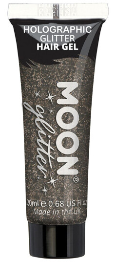 Buttericks Leco AB Moon Creations Holografisk Glitter Hårgelé - Svart