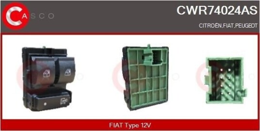 Bryter, vindusheis CASCO CWR74024AS