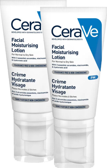 CeraVe Facial Moisturising Lotion x2 2 x 52 ml CeraVe Facial Moisturising Lotion x2 2 x 52 ml