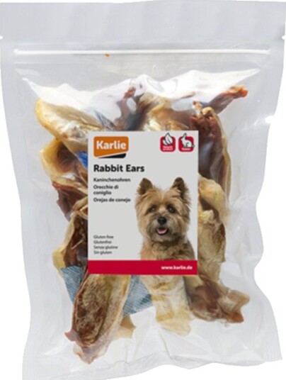Karlie Tørkede Kaninører Med And 250 G Karlie Tørkede Kaninører Med And 250 G