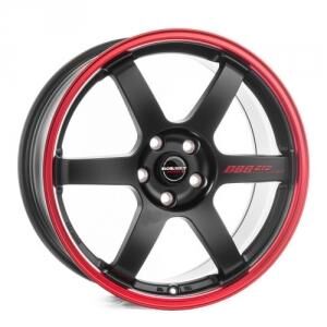 BORBET DB8GT2 Black Matt Rim Red 8.5x19 5/112 ET45 B66.5 BORBET DB8GT2 Black Matt Rim Red 8.5x19 5/112 ET45 B66.5