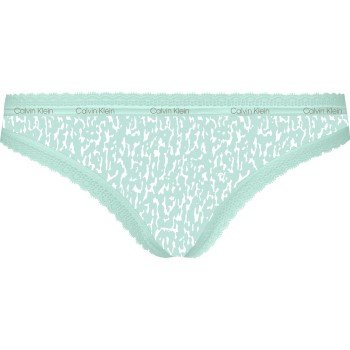 Calvin Klein Truser Bottoms Up Refresh Thong Aqua polyamid Small Dame