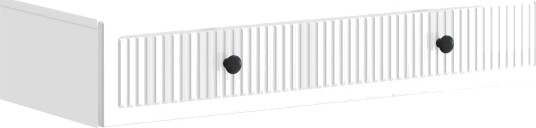 vidaXL Vegghengt Sidebord Høgglans hvit 87,5 x 34,5 x 17 cm