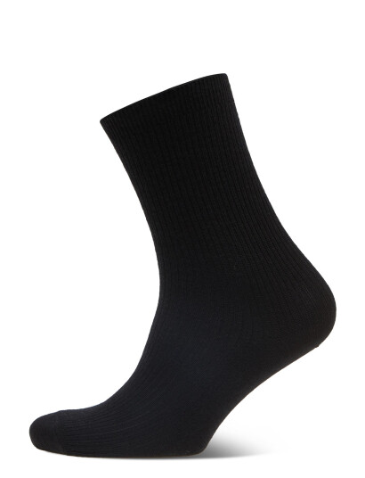 mp Denmark Fine Wool Rib Socks - Black - 40/42 mp Denmark Fine Wool Rib Socks - Black - 40/42