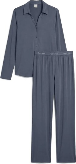 Calvin Klein Ls Shirt Set GRISAILLE M