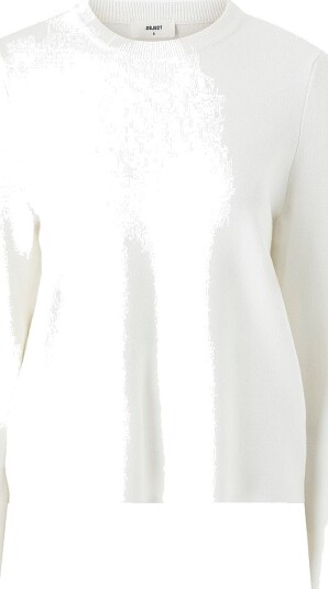 Object - Genser objReynard Square Sleeve O-neck - Hvit Object - Genser objReynard Square Sleeve O-neck - Hvit