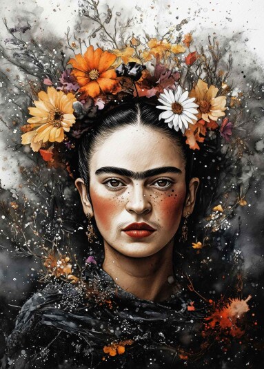 Plakat Frida Kahlo Portrett