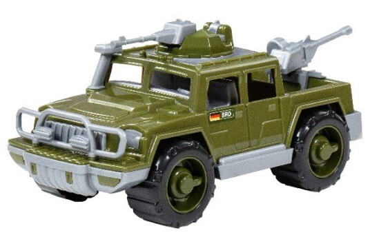 Jeep Militær Med Gevær 32X16x15,5Cm Armygrøn Jeep Militær Med Gevær 32X16x15,5Cm Armygrøn