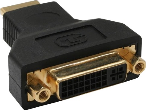 Inline 17670P Dvi/Hdmi Adapter Hdmi 19Pol Hann Til Dvi D 24+1 Hunn
