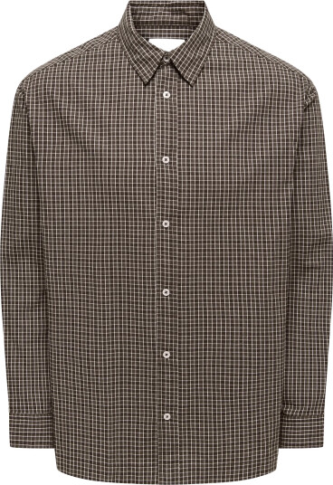 ONLY & SONS Onstommy Check Shirt Rlx Noos Brown XS