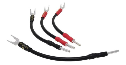 The Chord Company Chord Signature Ohmic Links Bi-Wire Jumpers Spade Til Banan X 4