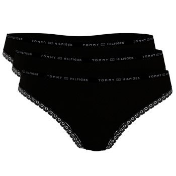 Tommy Hilfiger Truser 3P Lace Brief Svart X-Small Dame Tommy Hilfiger Truser 3P Lace Brief Svart X-Small Dame
