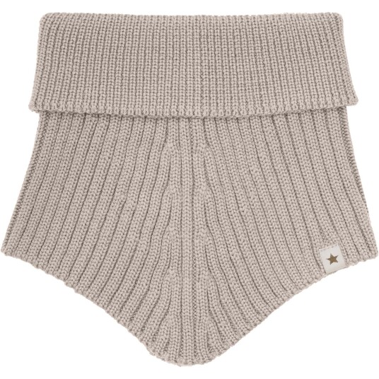 Huttelihut Camel Melange Neck Warmer Ull Strikk 98-104