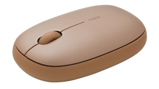 Rapoo M660 Silent - Brun (Superstille Multi-Modus Trådløs Optisk Mus)