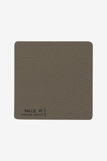 MiLLE W NORDISK DESIGN   Bordskåner square 4 pakning   Grå