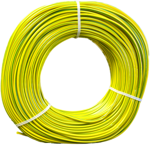 PVC strømpe 5mm Gul/Grønn PVC strømpe 5mm Gul/Grønn