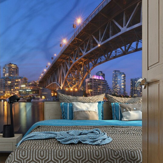 Fototapet Granville Bridge Vancouver Canada 200x154 - Artgeist sp. z o. o.