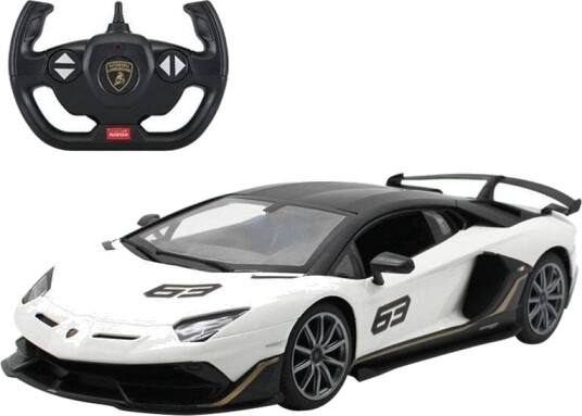 Rastar Lamborghini Aventador RC Bil 1:14 LED Lys Hvit Rastar Lamborghini Aventador RC Bil 1:14 LED Lys Hvit