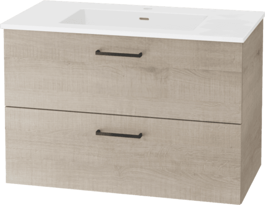 Fossbad Variant48 servantskap B90 m/Servant porselen Air 90
