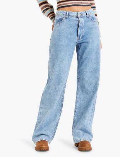 Roxy Milla Wide Leg Regular Beau Bl - Blue - 27 Roxy Milla Wide Leg Regular Beau Bl - Blue - 27