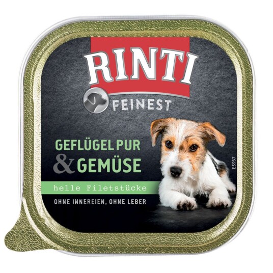 Rinti Megapakke Feinest 44 X 150 G Fjærkre & Grønnsaker