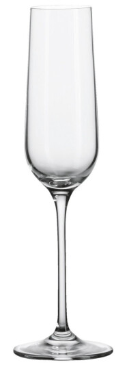 VEGA Champagneglass Medina med målestrek; 18cl, 4.2x24.1 cm (ØxH); Transparent; 0.1 l målestrek, 6 Stykk / Forpakning
