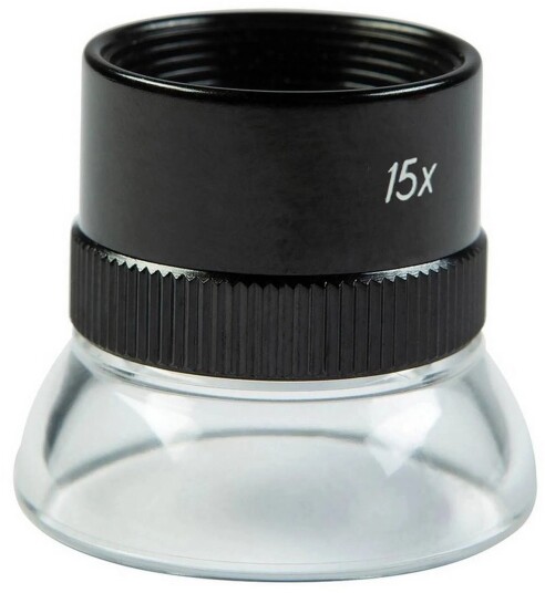 BCA Magnifying Loupe studer snøkrystaller med 15x forstørring