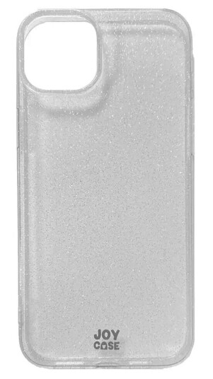 Joy Case iPhone 15 Plus Joy Deksel Hybrid Glitter Deksel - Gjennomsiktig / Sølv