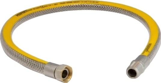 Perfexim Pha 251/2 Tilkoblingsslange Dn12 Type 1 Wz L 750 Metall – Korrugert Fleksibel En14800