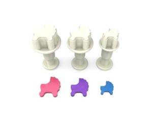 Miniutstikkere Med Stempel Barnevogn Pk/3 Miniutstikkere Med Stempel Barnevogn Pk/3