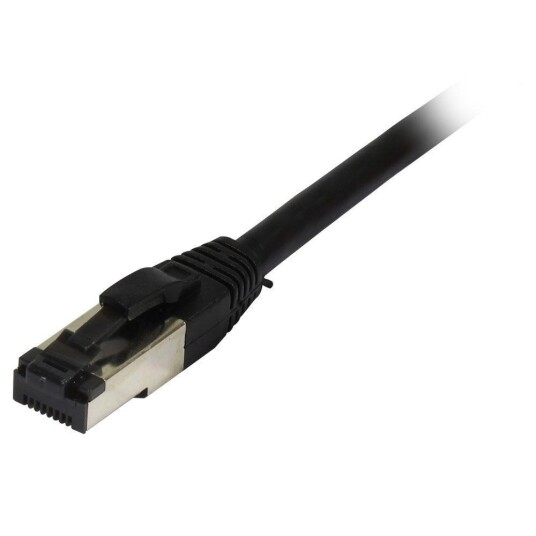 Synergy RJ45 Nettverkskabel Cat8.1 S/FTP 0,25m Sort