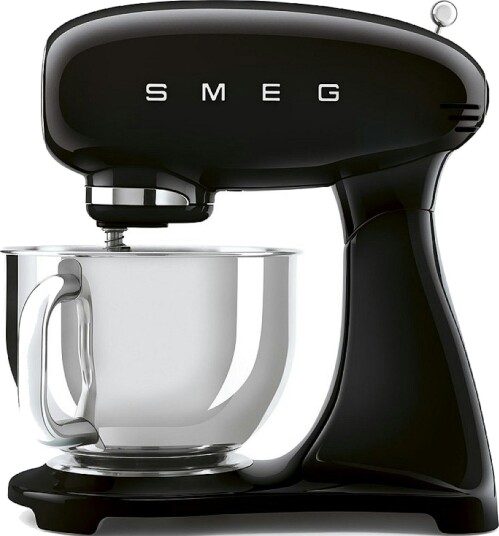 Smeg 50's stil Kjøkkenmaskin 1000 W 4,8L Svart