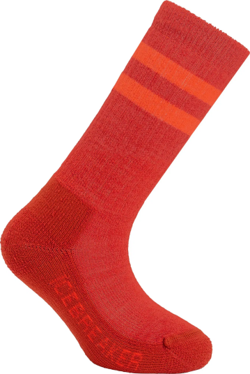 Icebreaker Hike Light Crew Kids agate/fervid M