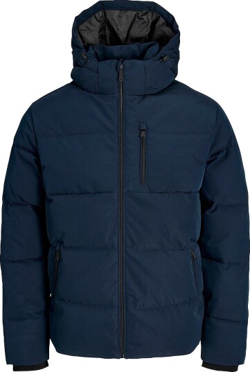Jack & Jones Plus Pufferjakke Jjebecks Puffer SN Pls Blå Jack & Jones Plus Pufferjakke Jjebecks Puffer SN Pls Blå