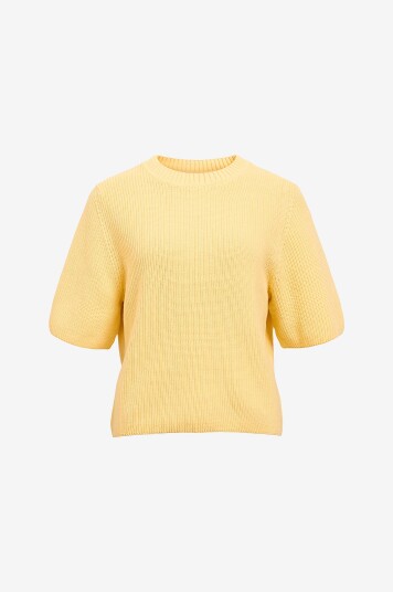 Object Pullover objFlo S/s RE Knit Gul