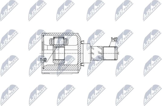 Nty Drivknute drivaksel NTY NPW MS 052