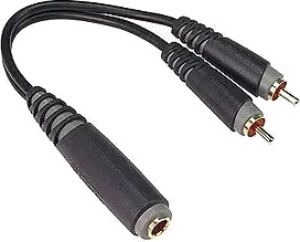 Klotz AYU-6 Y cable Jack socket to 2xRCA Klotz AYU-6 Y cable Jack socket to 2xRCA