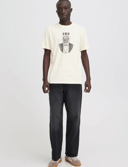 Blend Bhkay Animal S/S Tee Cream XXXL