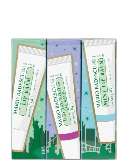 Mario Badescu Lip Balm Trio - Nude - ONE SIZE