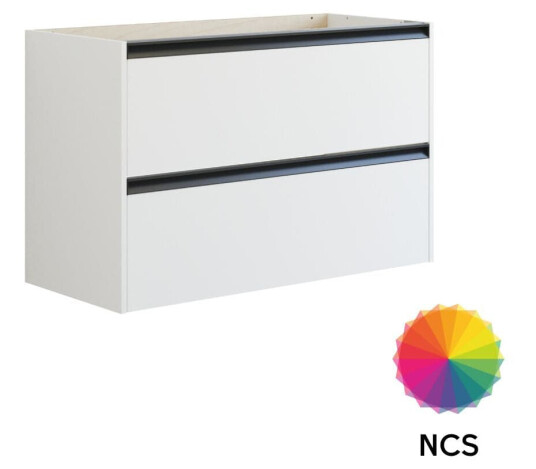 Dansani Inzo Classic Servantskap med Integrert Grep 2 Skuff NCS Farge / 100cm