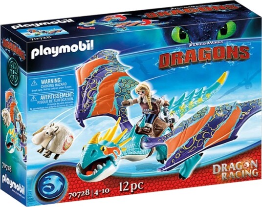 Playmobil Dragerytterne Fra Borkøy Dragon Racing: Astrid Og Stormfugl 70728