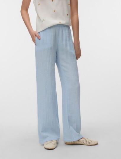 Vero Moda Girl Vmnatali Hw Pant Wvn Ga Girl Blue 128