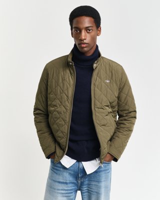Quilted Windcheater JUNIPER GREEN XL