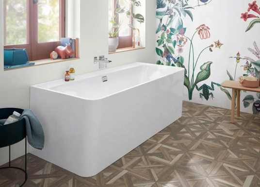 VILLEROY & BOCH COLLARO BADEKAR 180X80 BACK TO WALL MED AVLØPSSETT I KROM VILLEROY & BOCH COLLARO BADEKAR 180X80 BACK TO WALL MED AVLØPSSETT I KROM