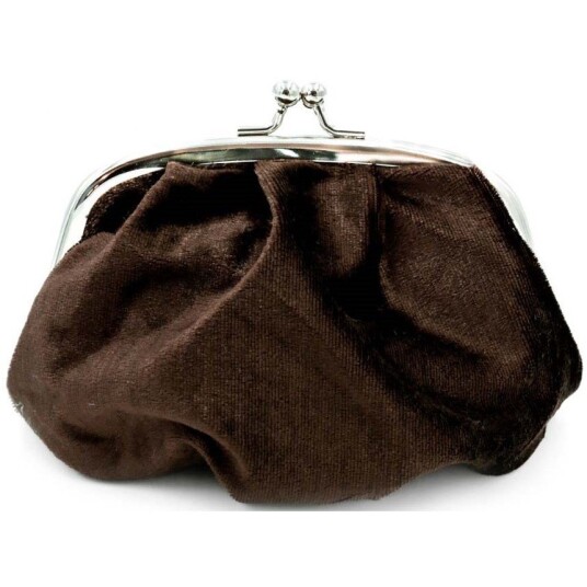 Face Stockholm Velvet Bag Small Dark Brown Face Stockholm Velvet Bag Small Dark Brown