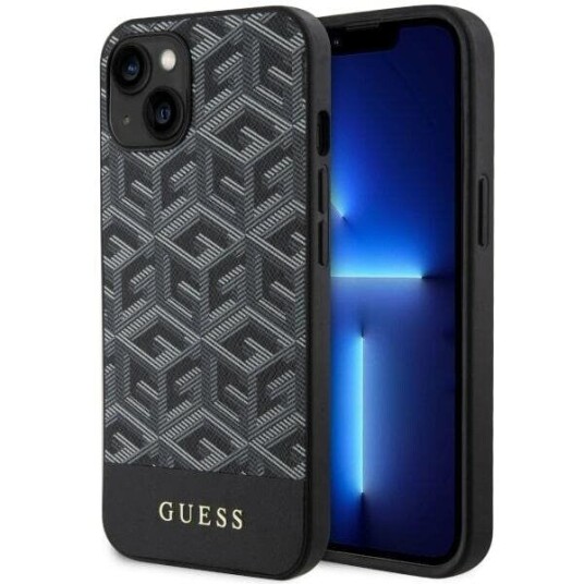 Guess Iphone 14 Deksel G Cube Magsafe Svart