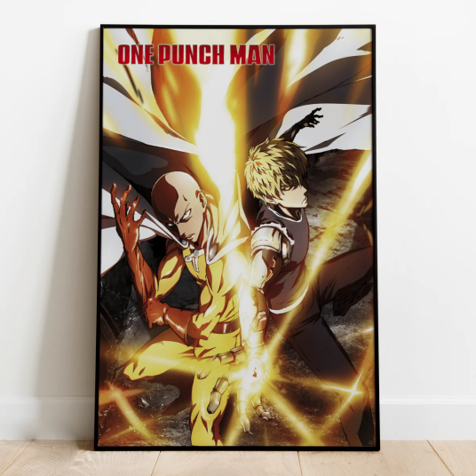 One Punch Man Plakat Saitama & Genos    91,5 x 61 cm